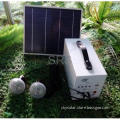 10W Mini Solar Power System Portable, 12V 12Ah Battery with LED Bulbs